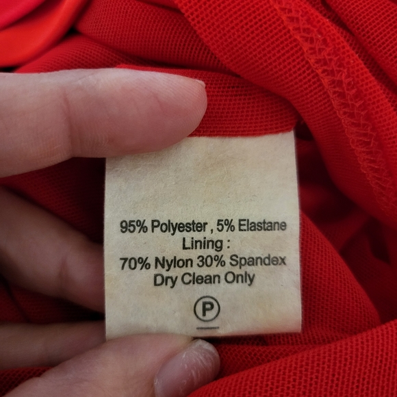 Harry Who Pleated Red Cocktail Dress - Picture 7 of 7